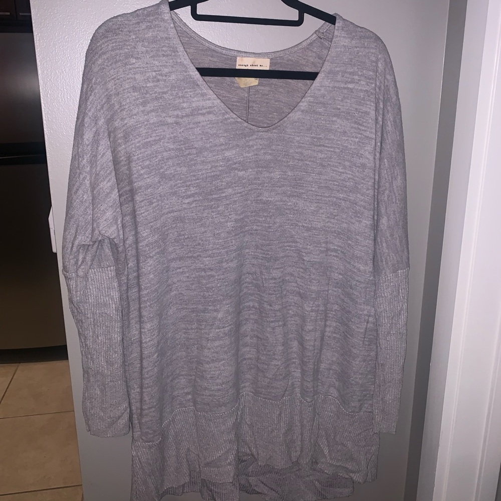 Light grey soft sweater